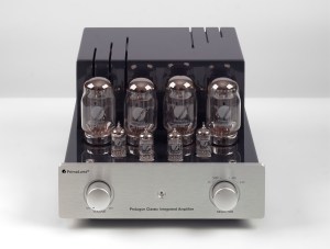 ProLogue Classic Integrated Amplifier - silver - front with no cover - HR - JPG