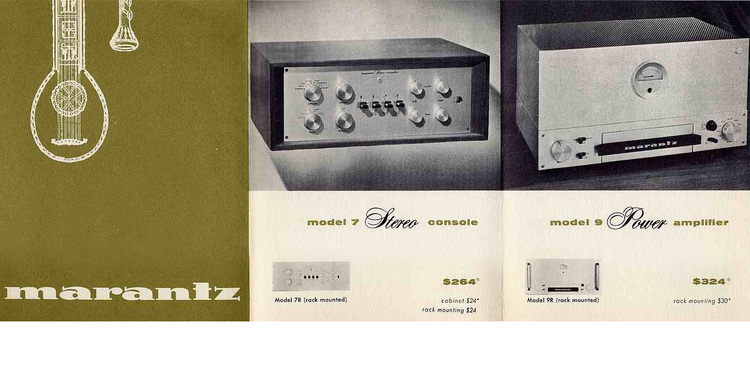 Check out this vintage Marantz magazine ad from the 1960's. The Marantz 7C retailed for $264. Current Value: $6000. The Marantz 9 Amplifier retailed $324. Current Value: $10,000